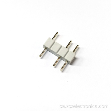 2,54 mm 4p Connectors de capçalera de pin masculí blanc